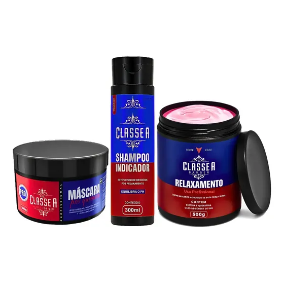 Kit Relaxamento Classe A Completo Shampoo + Máscara