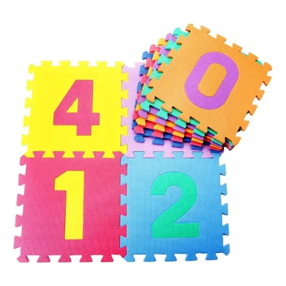 Alfombra Bebe Foami Grande Goma Rompecabeza 10pzc 30x30cm