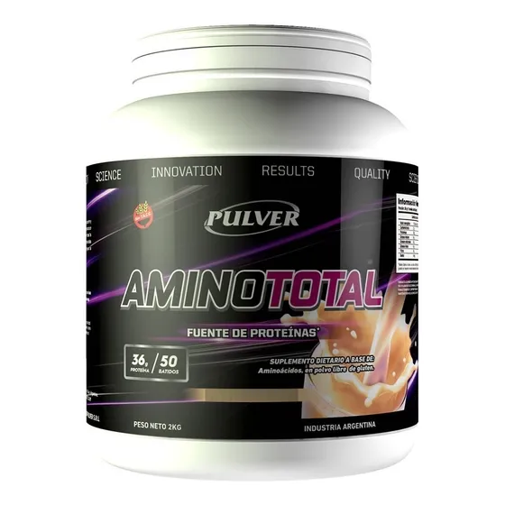 Amino Total 2 Kg Pulver Amino + Proteína 36 Grs Sin Tacc