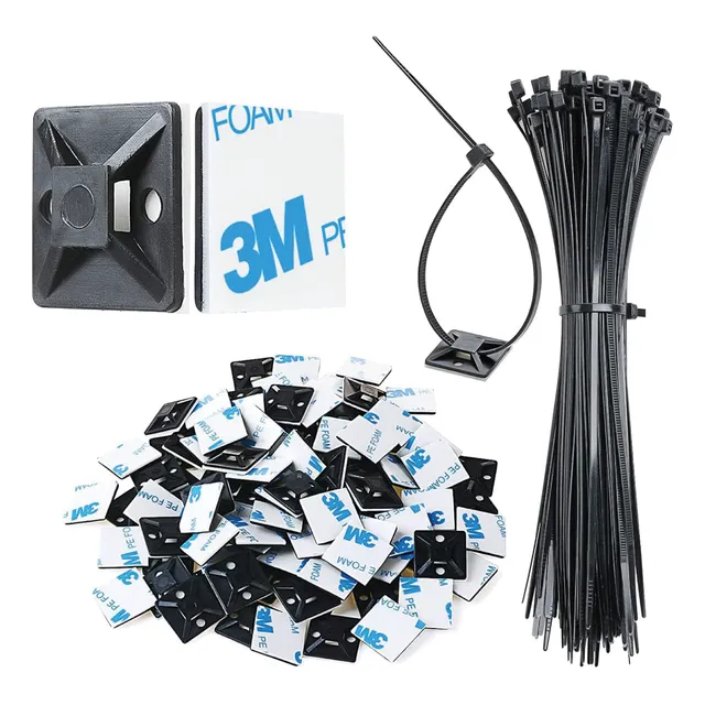 Clip Soporte De Precinto Autoadhesivo Ordenar Cable X20