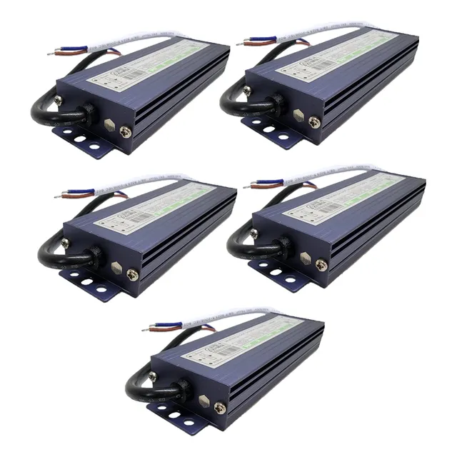 Fuente De Poder 12v  100w - Exterior Ip67 Paquete 5 Piezas