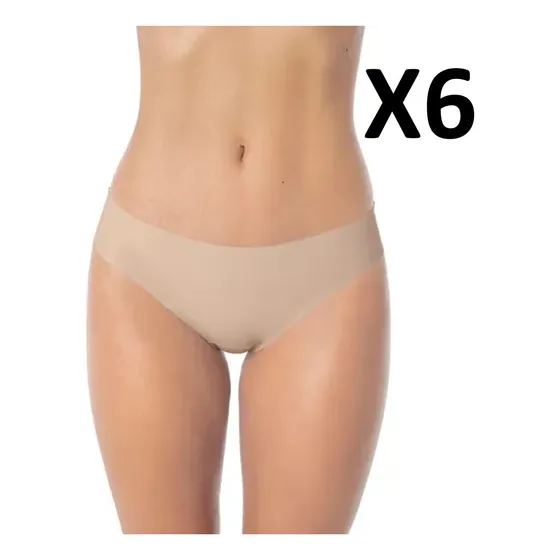 Pantaleta Pantys Invisible Para Dama Ropa Interior Pack 6