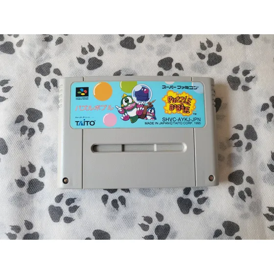 Puzzle Bobble Original Japonês Para Snes