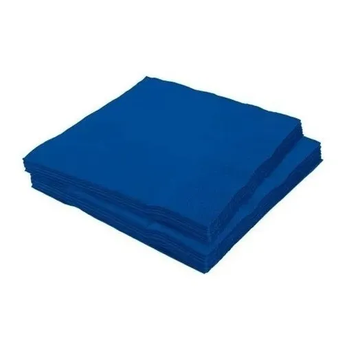 Guardanapos De Papel Folha Dupla Azul Escu 32x32 20 Un. Full