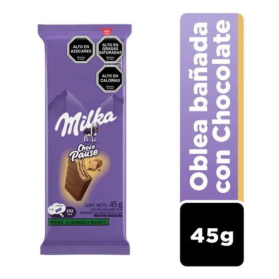 Chocolate Milka® Relleno De Oblea Choco Pause 45g