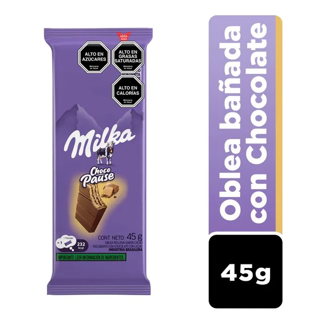 Chocolate Milka® Relleno De Oblea Choco Pause 45g