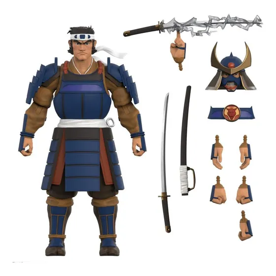 Hachiman Thundercats Ultimates Action Figure Coleccion Samurai Espada Thunder Muñeco Para Niños Chicos Juguete Figura De Accion Cabezas Y Manos Intercambiables Articulada Diseño Premium Coleccionable