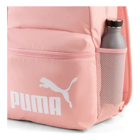 Mochila Puma Puma Phase Mochila Rosa Unissex Cor Perspectiva Rosada Desenho Do Tecido Liso