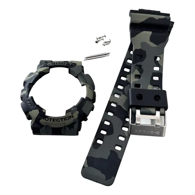 Kit Caixa E Pulseira Camuflada Para Ga-100, Ga110, Ga120