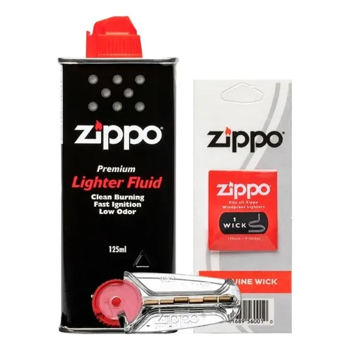 Kit Fluido Piedras Mecha Zippo Original Repuesto