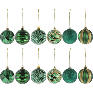 12 Piezas De Adornos De Bolas De Navidad Para Árbol De Navid 12 Piezas De Adornos De Bolas De Navidad Para Árbol De Navid