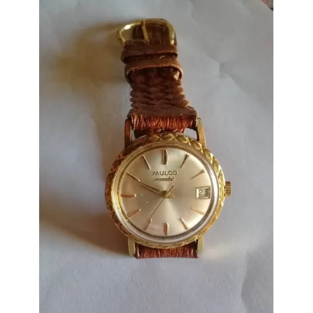 Reloj Mulco.. Enchapado En Oro.. Reloj De Los Años 50 