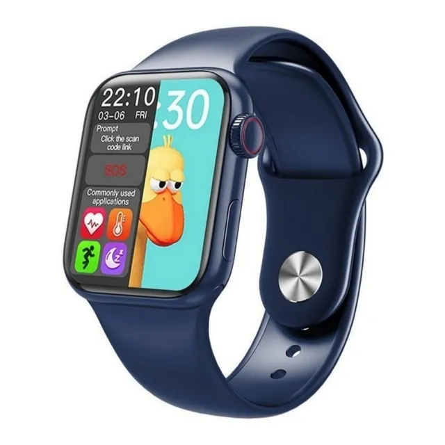 Smartwatch Bluetooth Llamadas Hw12 Pantalla Full Touch Azul