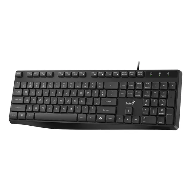 Teclado Genius Kb-117s Usb Con Ai Copilot Silencioso