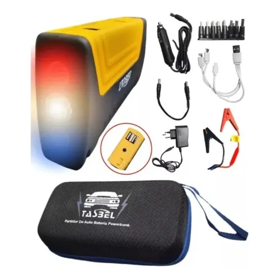Arrancador Partidor Cargador De Coche Portátil De 1000 A.