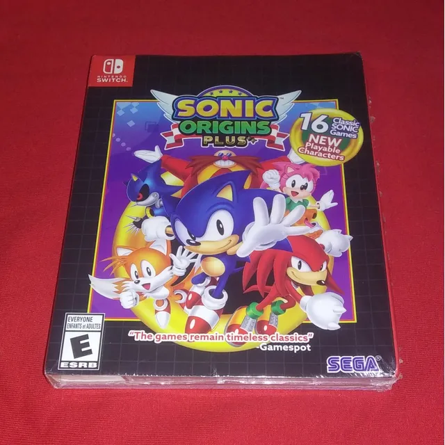 Sonic Origins Plus Nuevo Sellado Nintendo Switch Sega
