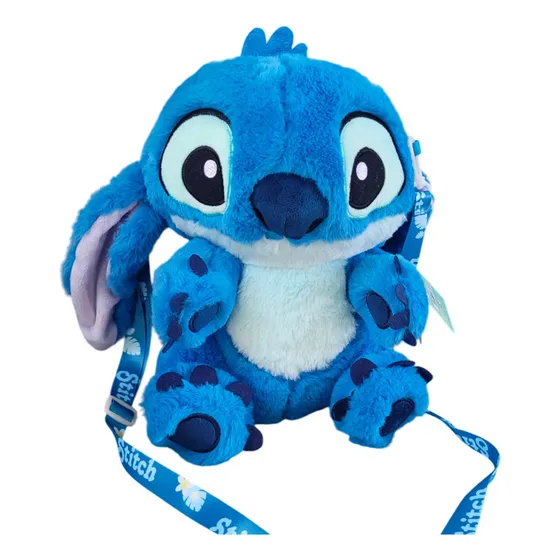 Peluche Stitch 30 Cm - Phi Phi Toys Disney - Vamos A Jugar Color Azul Acero