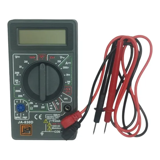 Tester Digital Buzzer Voltaje Amperaje Continuidad 0830d -
