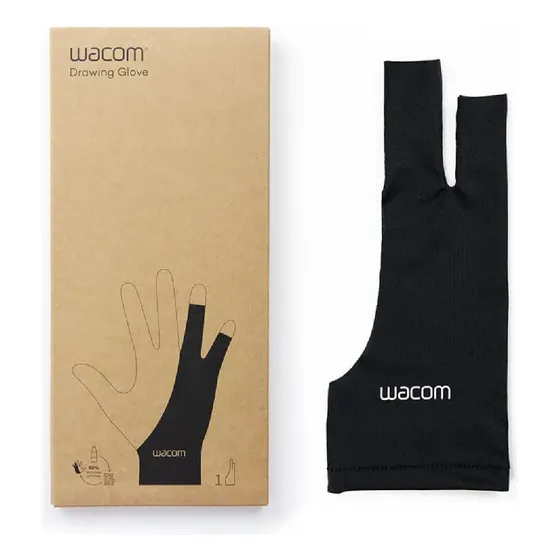 Guante De Dibujo Wacom Para Tableta Digitalizadora Color Negro | Cuotas sin interés