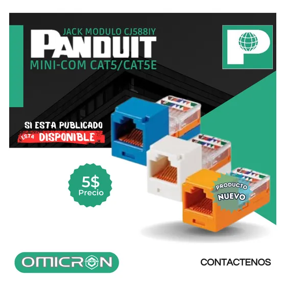 Conector Panduit Para Redes Cat5e
