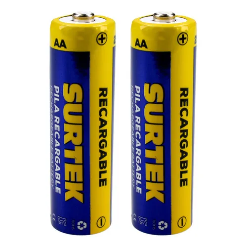 Pila Recargable Surtek Aa , 2 Piezas Surtek