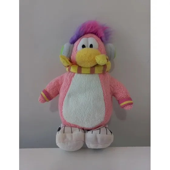 Peluche Cadence Club Penguin Disney, 20x15 Cms. Aprox. Rosa
