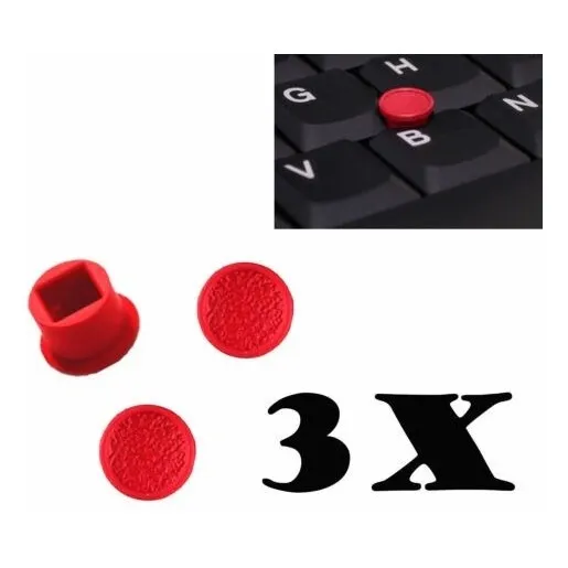 Trackpoint Boton Goma Teclado Lenovo Dell Rojo Azul Negro 