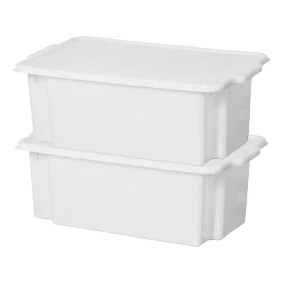 Kit 2 Caixas Multiuso 25,0 L P/ Carnes Congelador Alimentos