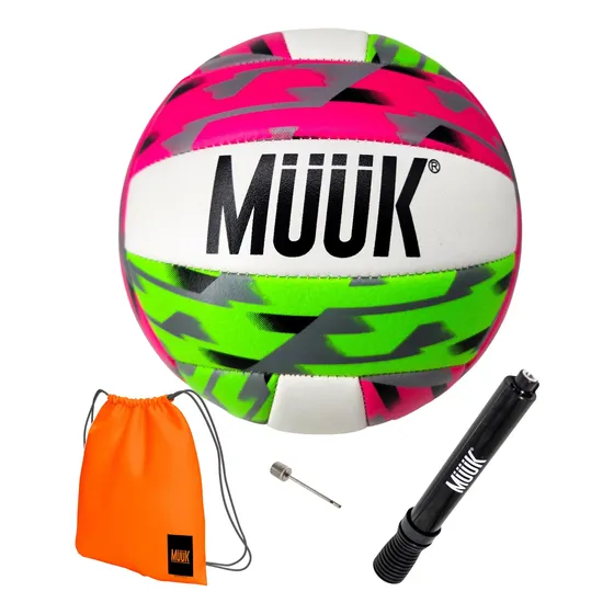 Balon Volleyball Voley Muuk Stitched N5 Bombin+bolso+valvula