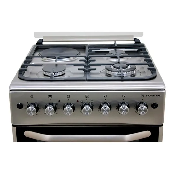 Cocina Punktal Doble Horno Pk-1980 Dtk 3+1  La Tentación