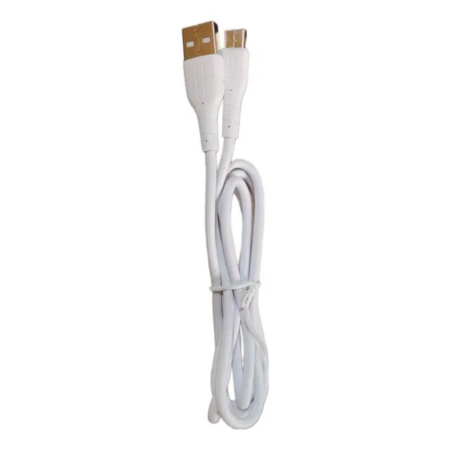 Cable De Datos Soul Tipo C 1m 2.4a Carga Rapida Color Blanco