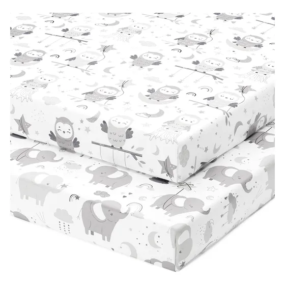Juego De Sábanas Ajustadas Para Cuna Para Niños Y Niñas,.
