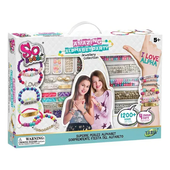 Kit Para Crear Pulseras Joyas Set Bisutería Niñas