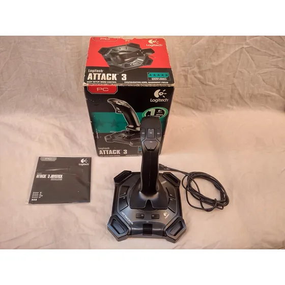 Joystick Logitech Attack 3 Usb Para Pc