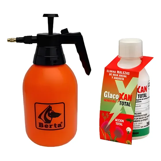 Pulverizador A Presion  Berta 1 Litro +herbicida Total 200cc