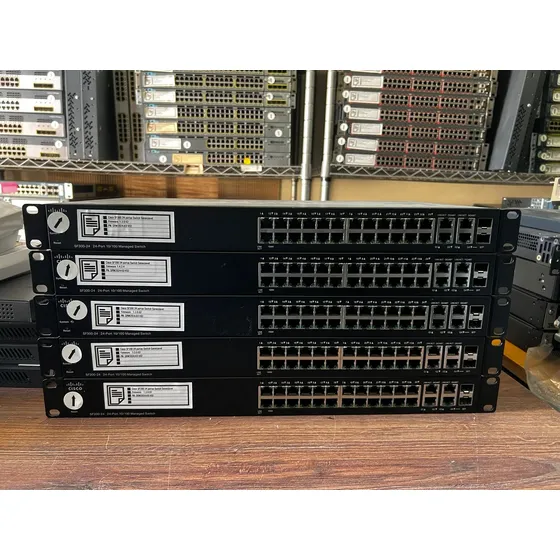 Switch Cisco Sf300-24 - 24 10/100 + 4 Giga + 2 Sfp