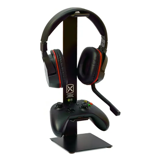 Suporte Fone De Ouvido Headset E 1 Controle Gamer Aço Ibox