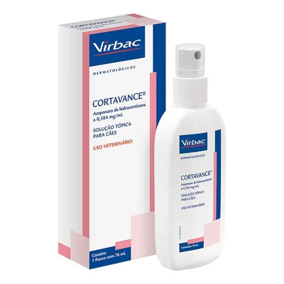 Spray Cortavance 76ml  Anti-inflamatório Para Cães  - Virbac