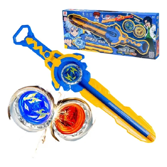 Espada Lanzador De Trompo Tipo Beyblade 40 Cm