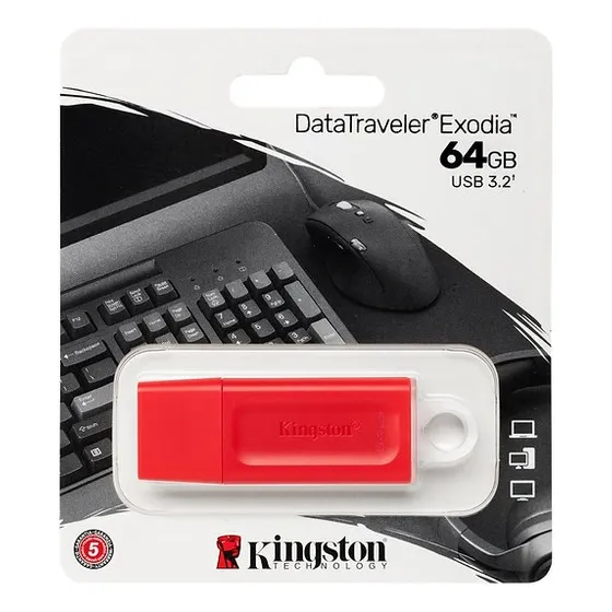 Pendrive Kingston 64gb Traveler Exodia