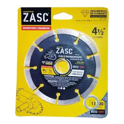 Disco Diamante Segmentado 4 1/2  Zasc  73319