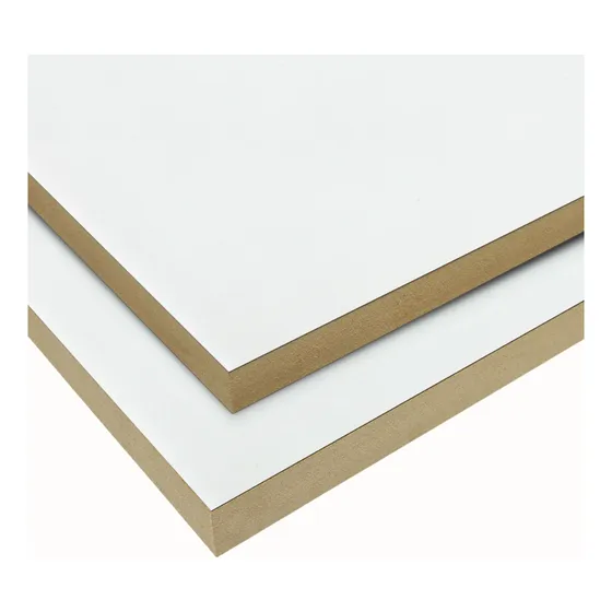 Melamina Mdf 2 Caras De 18mmx122cmx244cm Blanco Alto Brillo