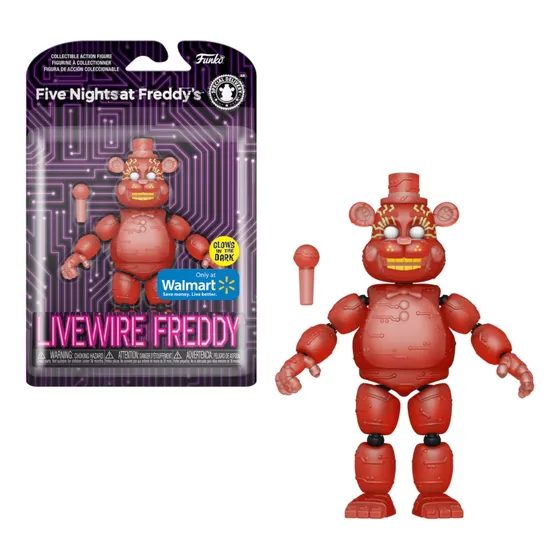 Livewire Freddy Figura Funko Articulable Five Night At Fredy