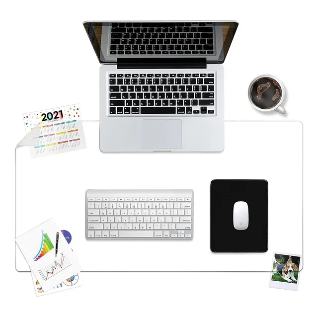 Mouse Pad Gamer Transparente Pvc Antideslizante Impermeable