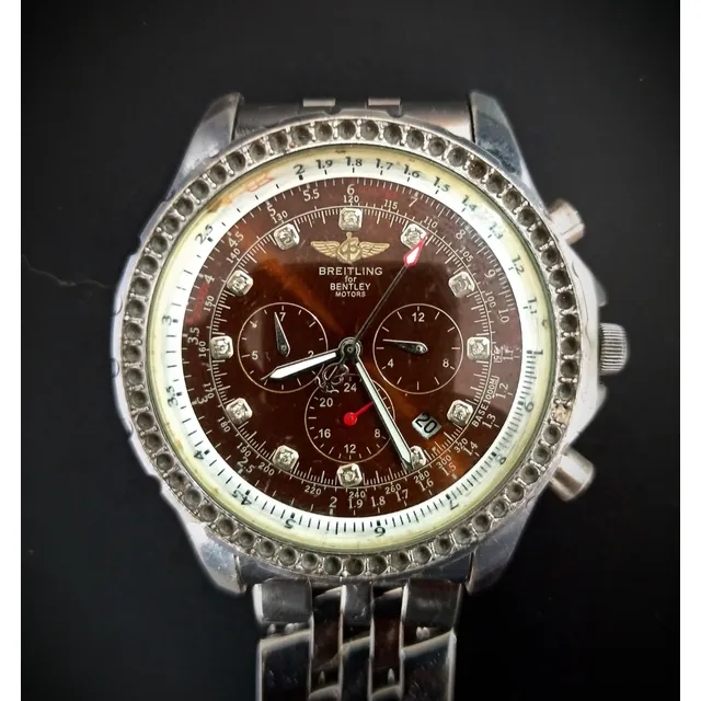 Hermoso Reloj Breitling De Bentley Automatico De Coleccion!!