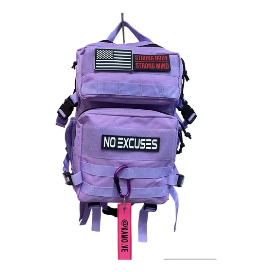 Bolso Mochila Morral Kamo Lila 