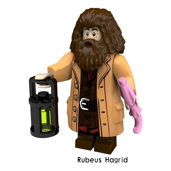 Mini Figuras Harry Potter Rubeus Hagrid. No Lego