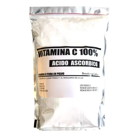 Acido Ascorbico Puro En Polvo 100% Vitamina C Suplemento 2kg
