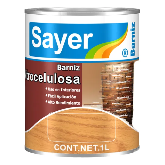 Barniz Madera Laca Industrial Nitrocelulosa Colores 1lt