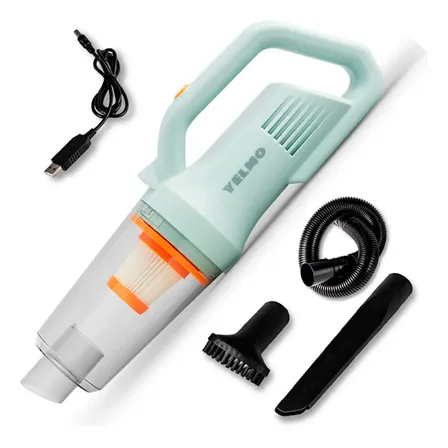Yelmo As-3240 Aspiradora Para Auto Recargable Usb Color Gris